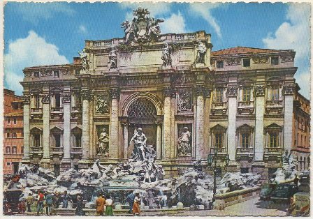 POSTAL DE ITALIA. FONTANA DI TREVI
