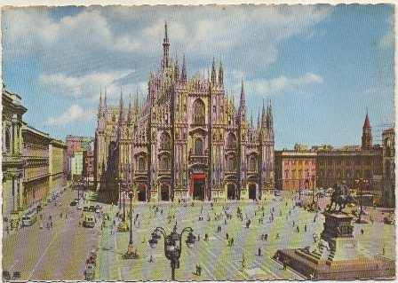 POSTAL DE ITALIA. PIAZZA DEL DUOMO