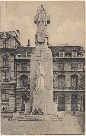 POSTAL DE REINO UNIDO. ESTATUA DE SIR GEORGE FRAMPTON'S