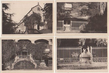 POSTALES DE FRANCIA. PELERINAGE DES GROTTES DE ST-ANTOINE. 12 POSTALES