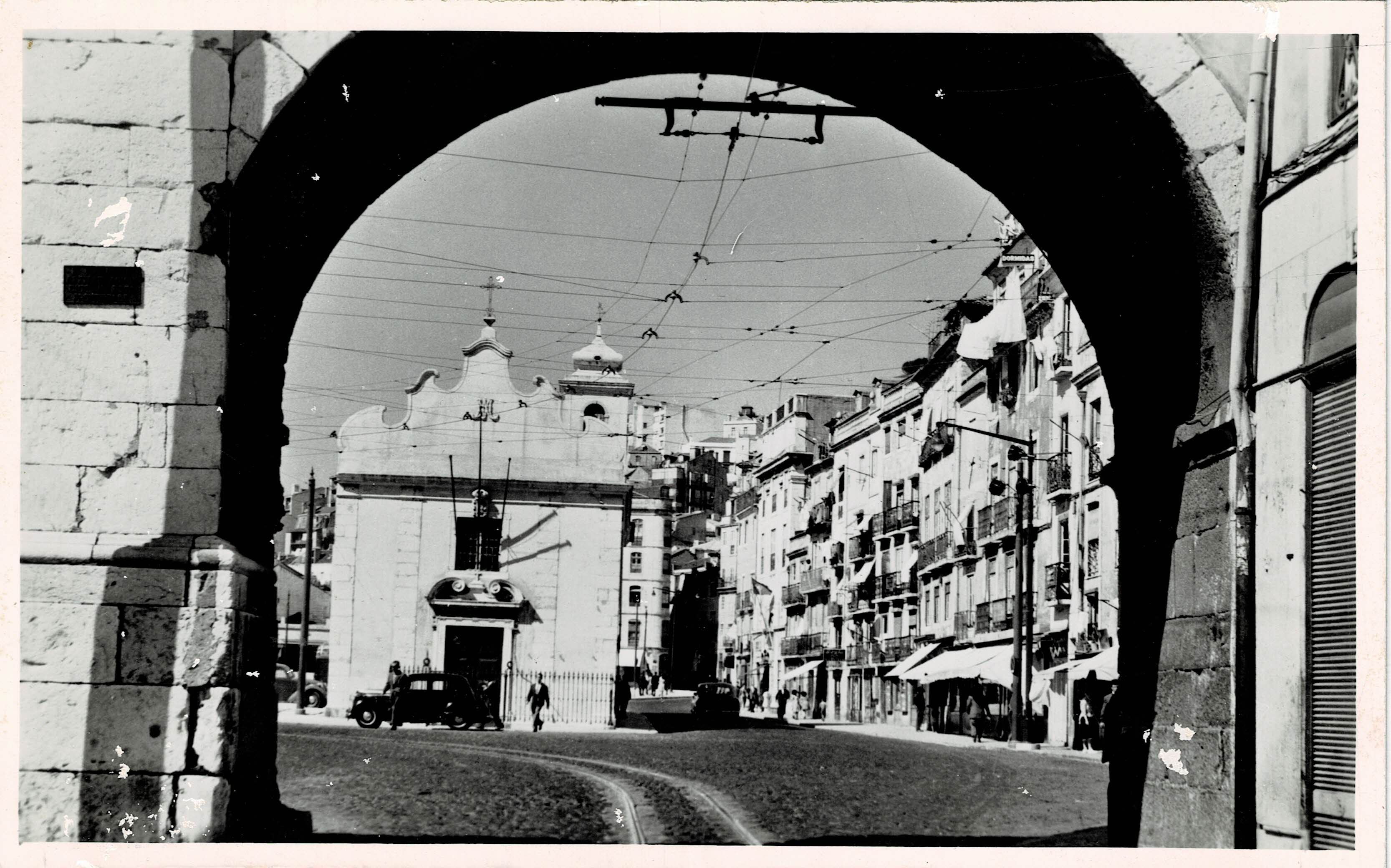 POSTAL DE PORTUGAL. LISBOA. ARCO MARQUEZ DO ALEGRETE.
