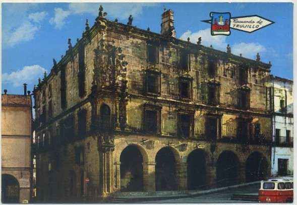 POSTAL DE EXTREMADURA. CACERES. TRUJILLO. PALACIO DE PIZARRO