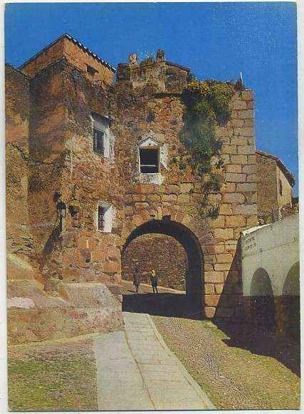 POSTAL DE EXTREMADURA. CACERES. PUENTE ROMANO DEL ARCO DE CRISTO
