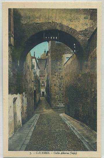 POSTAL ANTIGUA DE EXTREMADURA. CACERES. CASA DE ADARVE (BAJO)