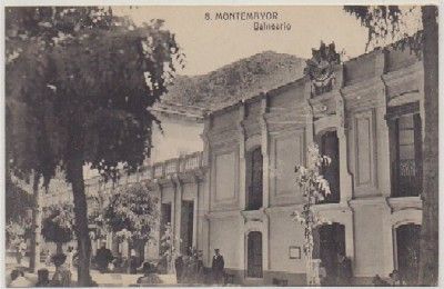 POSTAL ANTIGUA DE CACERES. MONTEMAYOR. BALNEARIO Nº 8
