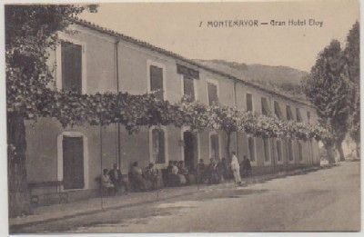 POSTAL ANTIGUA DE CACERES. MONTEMAYOR. GRAN HOTEL ELOY Nº 7