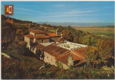POSTAL  DE CACERES. EL PALANCAR. VISTA GENERAL DEL MONASTERIO