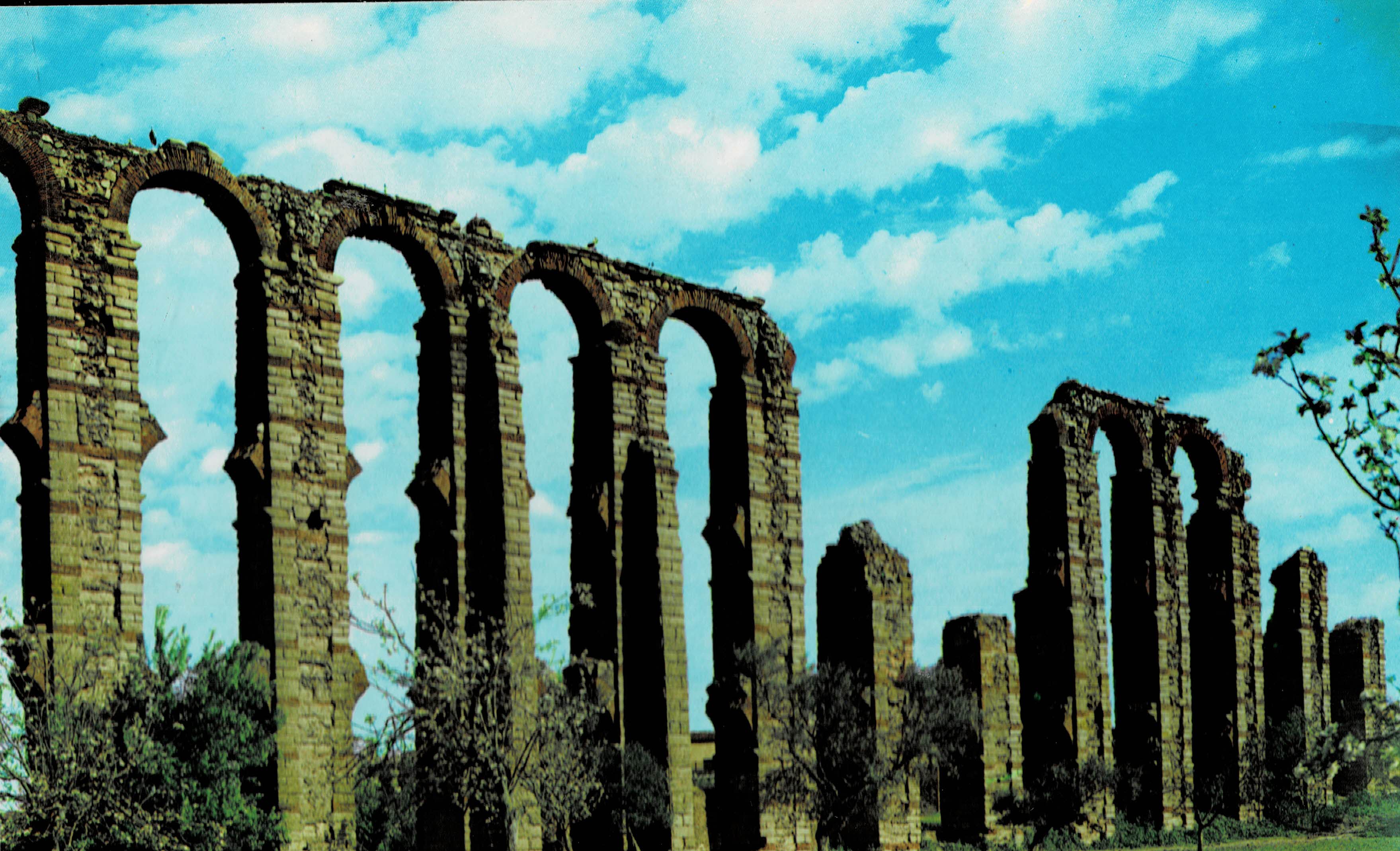 POSTAL MODERNA DE EXTREMADURA. MERIDA. ACUEDUCTO ROMANO