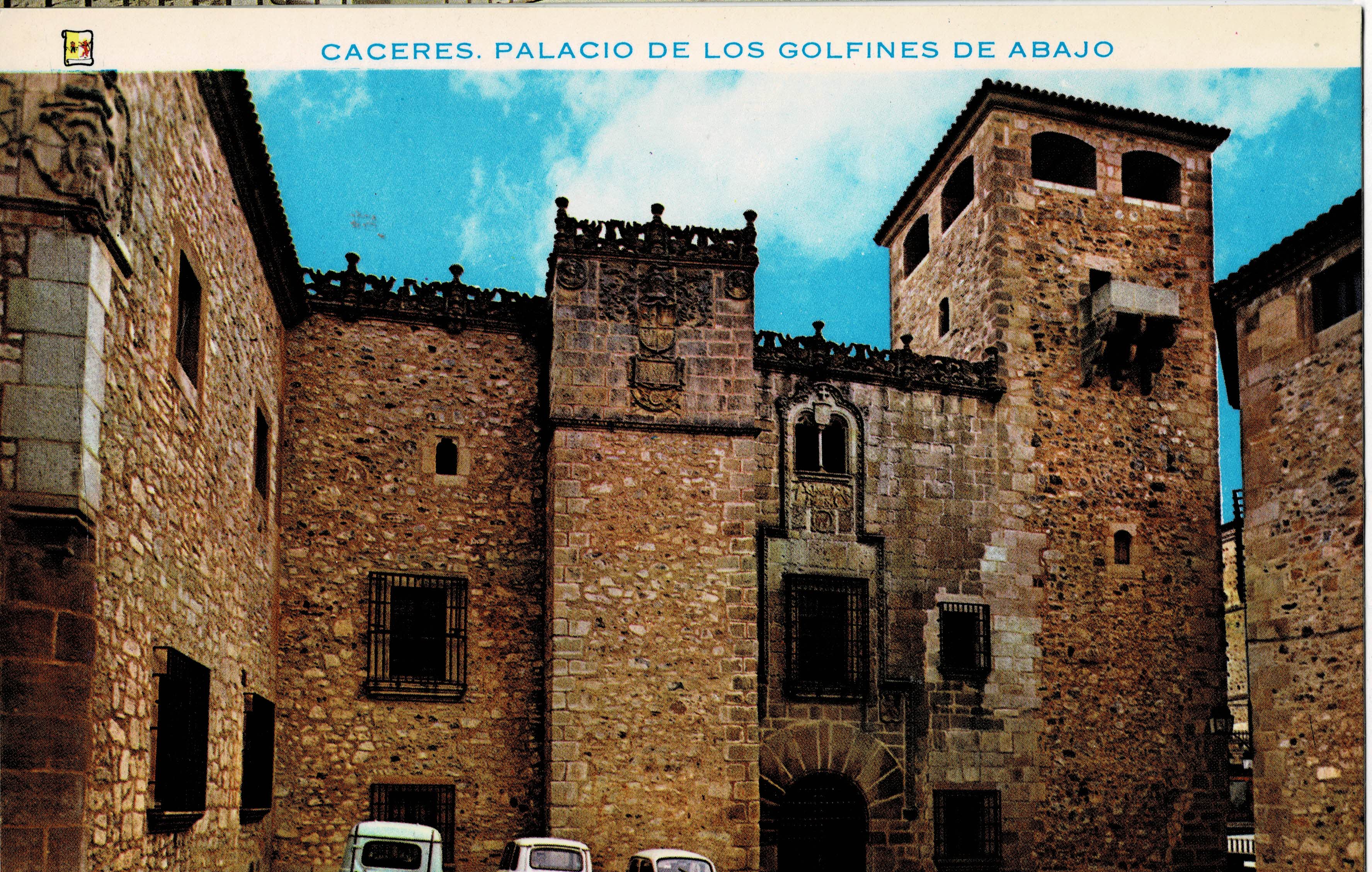 POSTAL MODERNA DE EXTREMADURA. CACERES. PALACIO DE LOS GOLFINES DE ABAJO