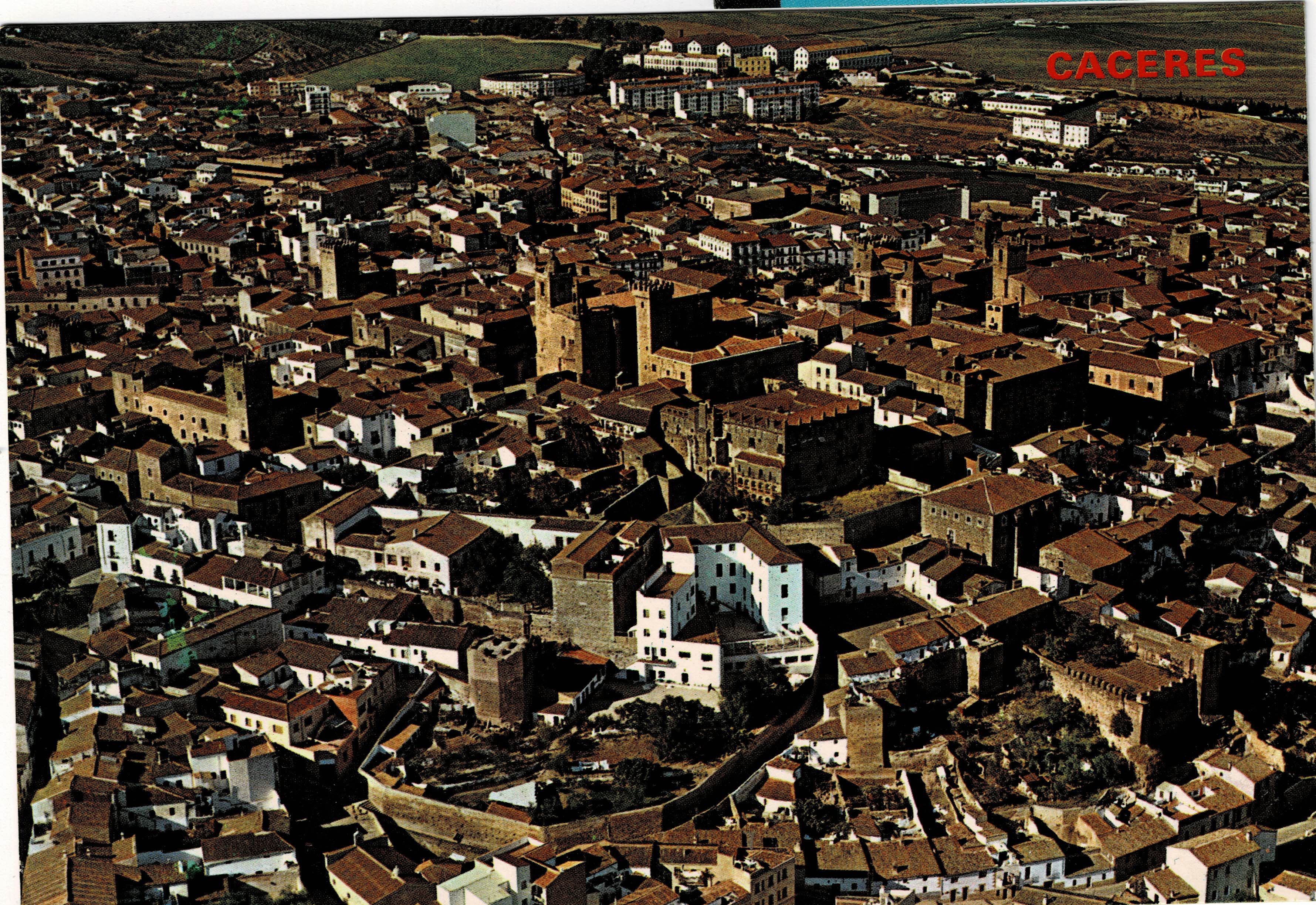 POSTAL MODERNA DE EXTREMADURA. CACERES. VISTA AEREA