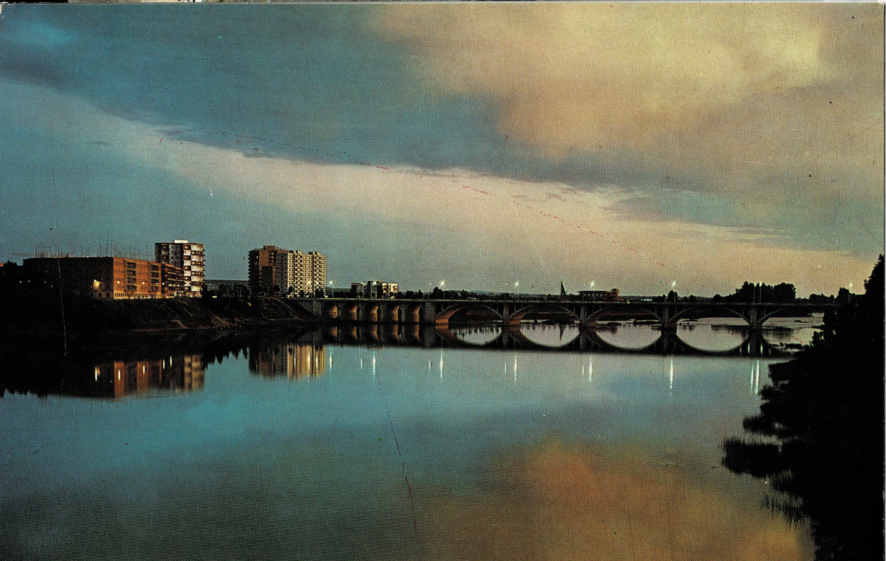 POSTAL MODERNA DE EXTREMADURA. BADAJOZ. PUENTE NUEVO SOBRE EL RIO GUADIANA