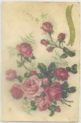 POSTAL DE FELICITACION. BONNE FETE