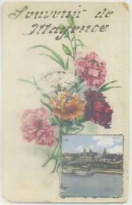 POSTAL DE FELICITACION. SOUVENIR DE MAYENCE
