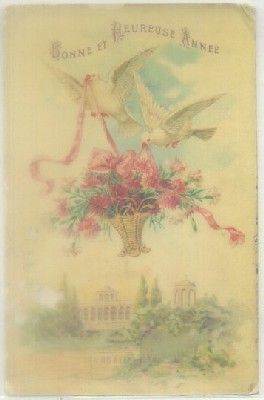 POSTAL DE FELICITACION. BONNE ET HEUREUSE ANNEE