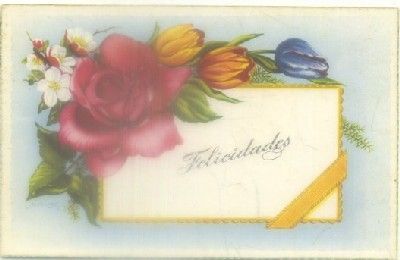 POSTAL DE FELICITACION. FELICIDADES