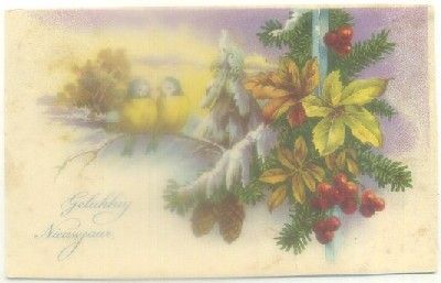 POSTAL DE FELICITACION. GELUKKIG NIEUWJAAR