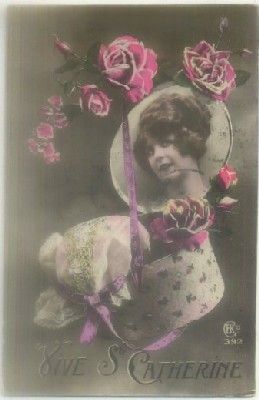 POSTAL DE FELICITACION. VIVE STE. CATHERINE