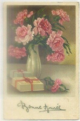 POSTAL DE FELICITACION. BONNE ANNÉE