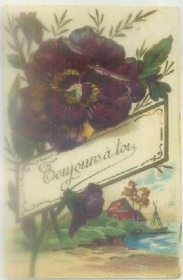 POSTAL DE FELICITACION. TOUJOURS A TOI
