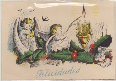 POSTAL DE FELICITACION. FELICIDADES