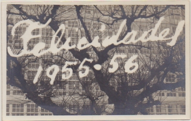 POSTAL DE FELICITACION. FELICIDADES 1955 - 1956