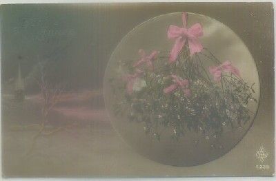 POSTAL DE FLORES. BONNE ANNÉE