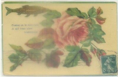 POSTAL DE FLORES. PENSEZ EN LE RECEVANT…