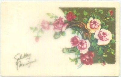 POSTAL DE FLORES. GELUKKIG….