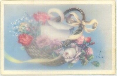 POSTAL DE FLORES. C. VIVEL
