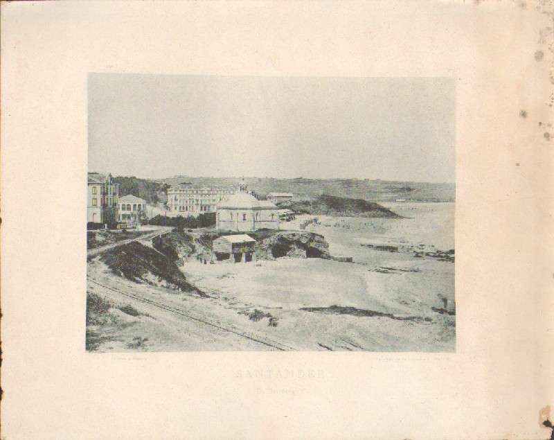 FOTOTIPIA DE SANTANDER. EL SARDINERO. AÑO 1892.