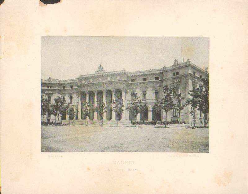 FOTOTIPIA DE MADRID. LA NUEVA BOLSA. AÑO 1893.