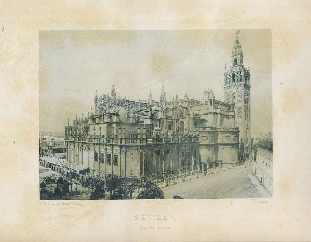 FOTOTIPIA DE SEVILLA. LA CATEDRAL. AÑO 1893