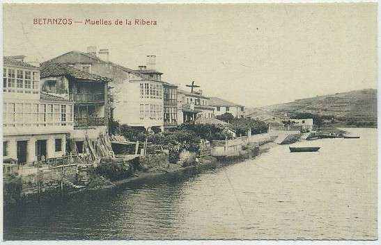 POSTAL ANTIGUA DE GALICIA (REPRODUCCION): BETANZOS. CORUÑA. UELLES DE LA RIVERA