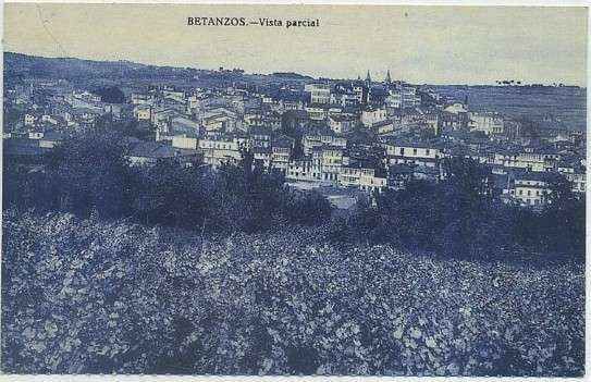 POSTAL ANTIGUA DE GALICIA (REPRODUCCION): BETANZOS. CORUÑA. VISTA PARCIAL