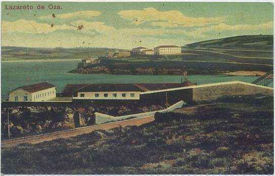 POSTAL ANTIGUA DE GALICIA (REPRODUCCION): CORUÑA. LAZARETO DE OZA
