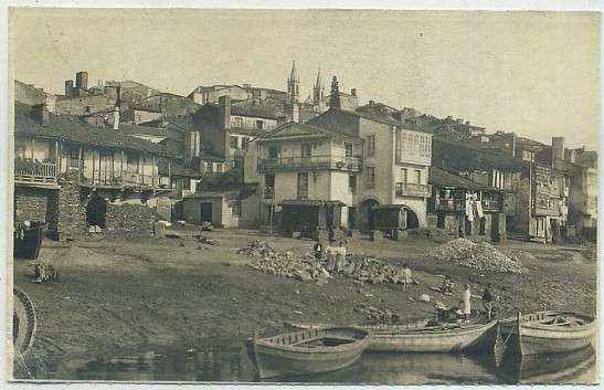 POSTAL ANTIGUA DE GALICIA (REPRODUCCION): CORUÑA. PUEBLO