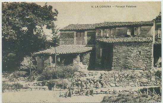 POSTAL ANTIGUA DE GALICIA (REPRODUCCION): CORUÑA. PAISAJE PALABEA
