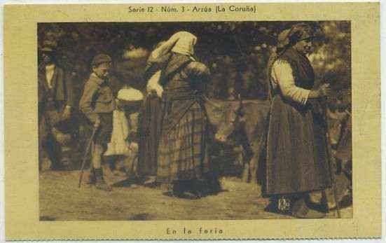POSTAL ANTIGUA DE GALICIA (REPRODUCCION): CORUÑA. ARZUA