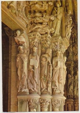 POSTAL DE SANTIAGO DE COMPOSTELA. PORTICO DE LA GLORIA