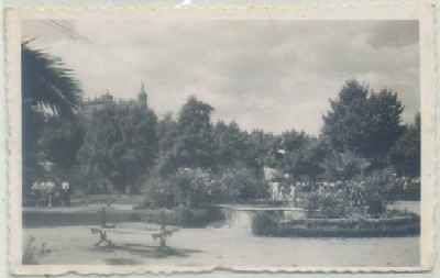 POSTAL DE LUGO. MONTFORTE DE LEMOS. JARDINES DE LA COMPAÑÍA