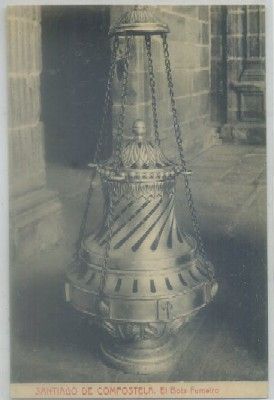 POSTAL ANTIGUA DE LA CORUÑA. SANTIAGO DE COMPOSTELA. EL BOTA FUMEIRO