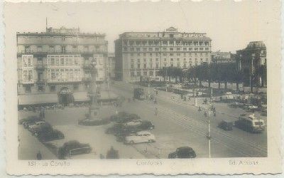 POSTAL DE CORUÑA. CANTONES