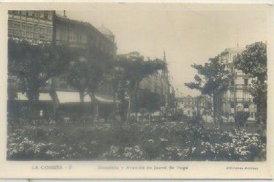 POSTAL DE CORUÑA. ROSALEDA Y AVDA. DE JUANA DE VEGA Nº 3
