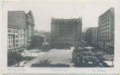 POSTAL DE CORUÑA. PLAZA DE VIGO