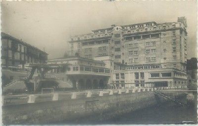 POSTAL DE CORUÑA. LA SOLANA Y HOTEL FINISTERRE