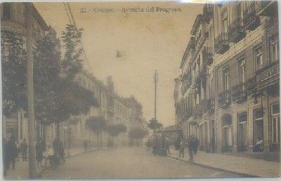 POSTAL ANTIGUA DE ORENSE. AVENIDA DEL PROGRESO Nº 22