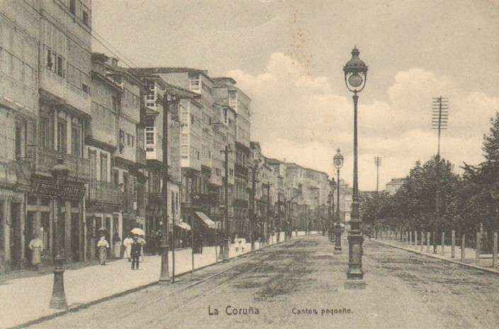 POSTAL ANTIGUA DE LA CORUÑA. CANTON PEQUEÑO.