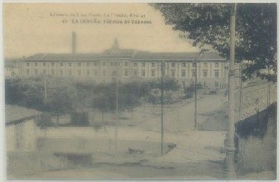 POSTAL ANTIGUA DE CORUÑA. FABRICA DE TABACOS Nº 10