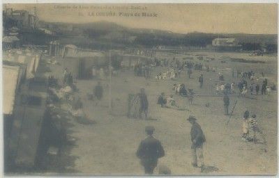 POSTAL ANTIGUA DE CORUÑA. PLAZA DE RIAZOR Nº 11