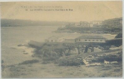 POSTAL ANTIGUA DE CORUÑA. SANATORIO MARITIMO DE OZA Nº 12